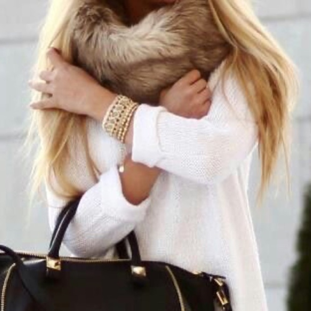 The Limited Faux Fur Infinity Scarf